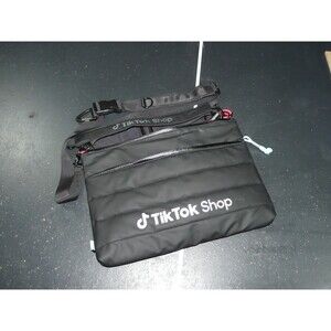 Official TikTok Shop Laptop 15" Padded Carrying Case Bag w/ Detachable Straps